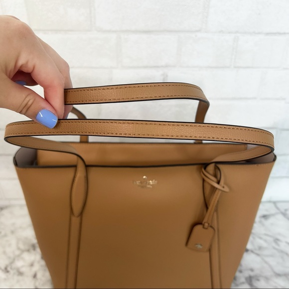 Kate Spade Large Classic Saddle Brown Cara Tote - Picture 5 of 10